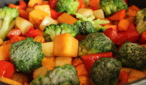 постное овощное рагу в тыкве