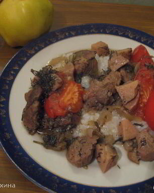Рагу из баранины с айвой 5 специй