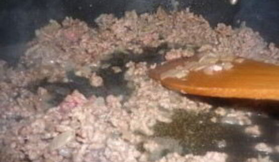 рагу из фарша с кабачками