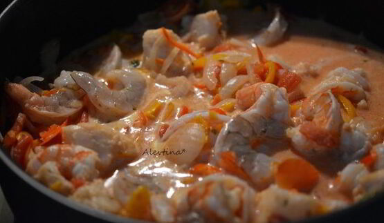 рагу из морепродуктов по-бразильски