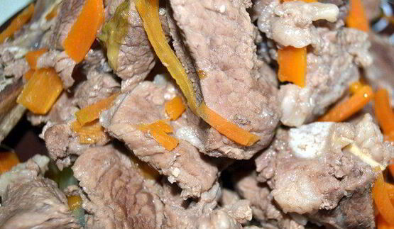 рагу из телятины по полю бокюзу