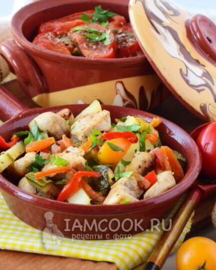Рецепт рагу овощного с мясом и картошкой