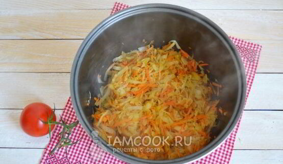 рагу овощное с мясом в мультиварке