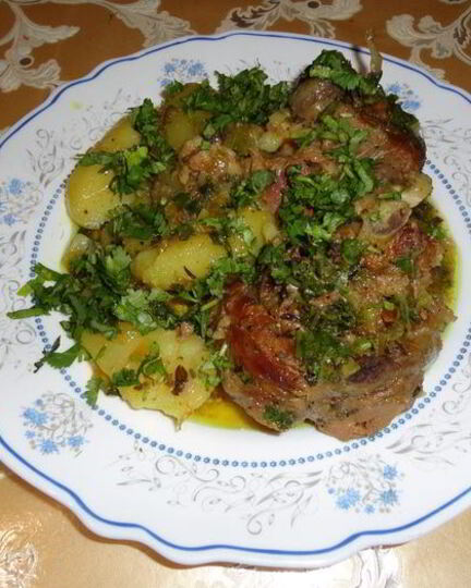 Рецепт рагу с бараниной и чебрецом