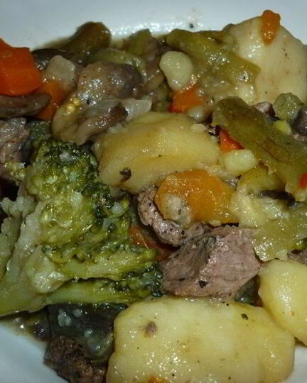 Рецепт рагу с мясом в мультиварке