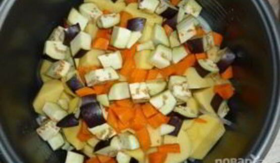 рагу с мясом в мультиварке