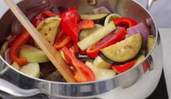 рататуй на сковороде