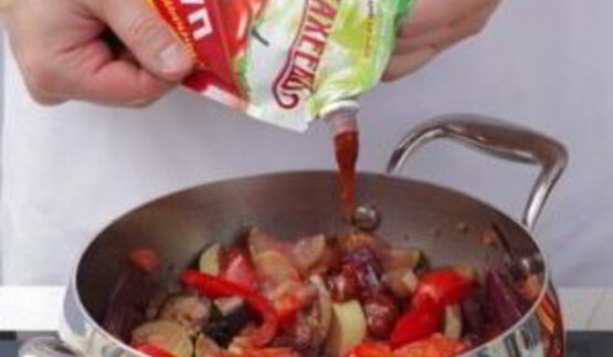 рататуй на сковороде