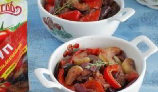 рататуй на сковороде