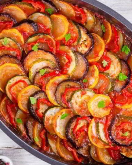 Рецепт рататуя с мясом