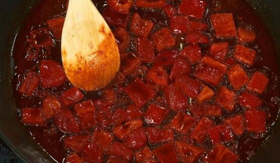 красное ризотто из перловки