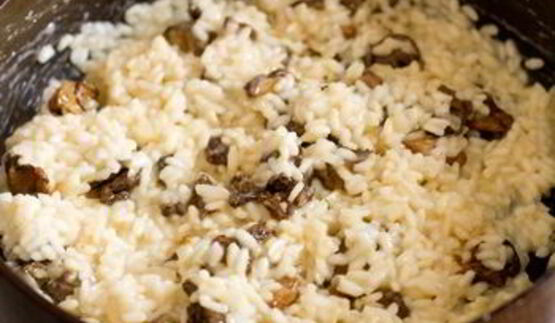 ризотто с белыми грибами