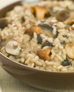 Ризотто с грибами и пармезаном