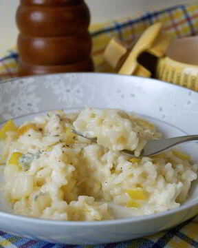 Ризотто с грушей и горгонзолой