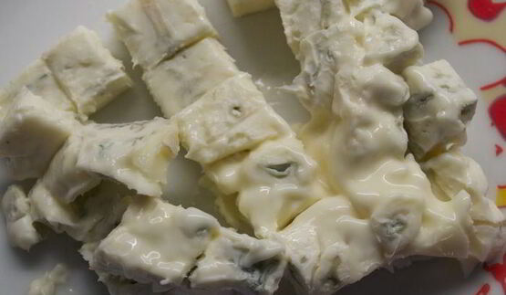 ризотто с грушей и горгонзолой