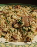 Ризотто с куриной печенкой