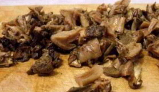 ризотто с куриной печенью