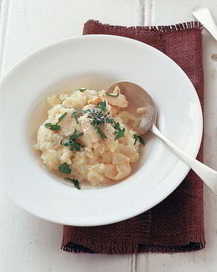 Ризотто с курицей и вермутом