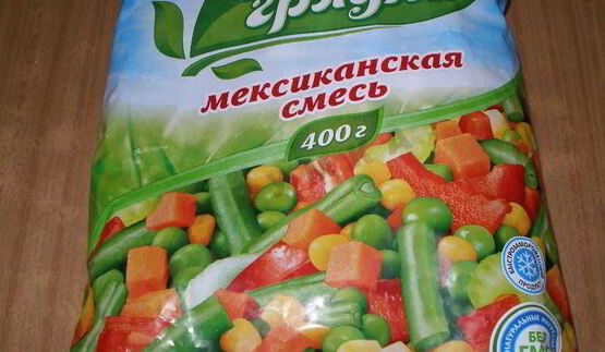 ризотто с курицей и замороженными овощами