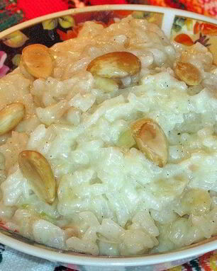 Ризотто с миндалем