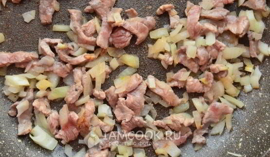 ризотто с мясом