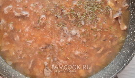 ризотто с мясом