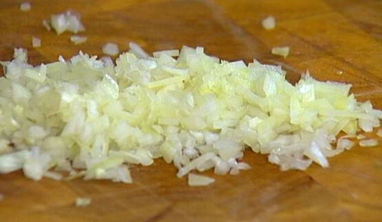 ризотто с мятой и ветчиной