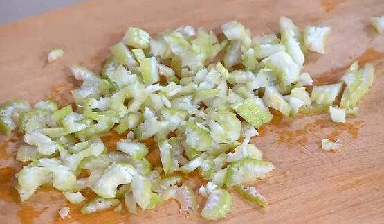 ризотто с мятой и ветчиной