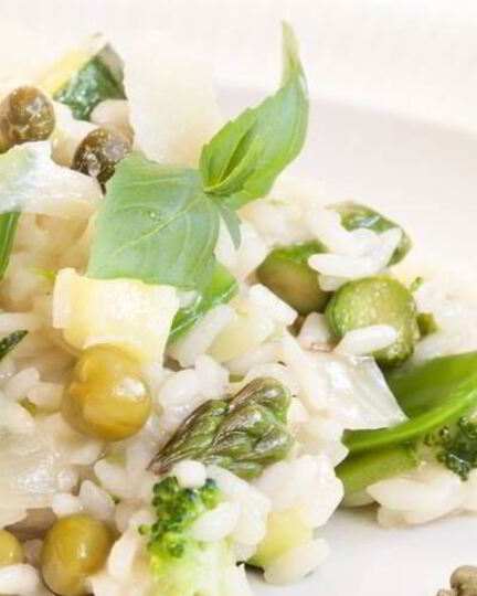 Рецепт ризотто с овощами и сыром пармезан