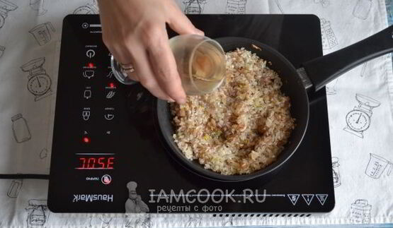 ризотто с шампиньонами