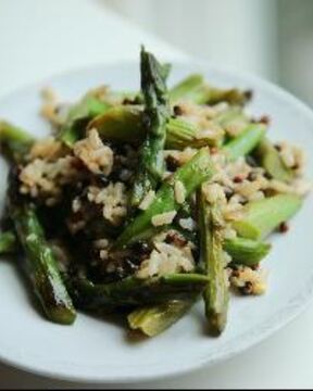 Ризотто со спаржей