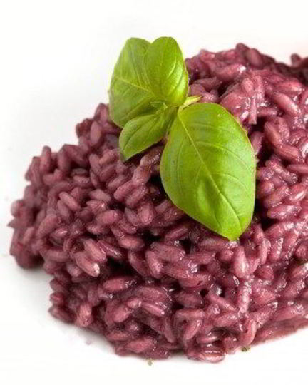 Рецепт свекольного ризотто с пармезаном