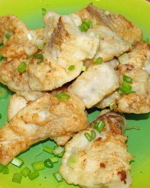 Филе минтая жареное