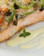 Форель с грибной начинкой