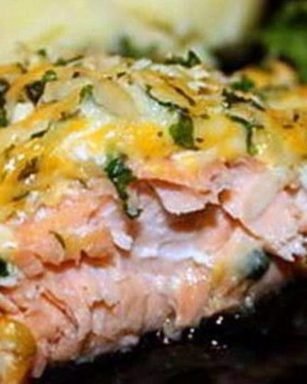 Рецепт горбуши в сметане