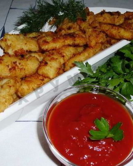 Рецепт кальмаров в панировочных сухарях хрустящие палочки