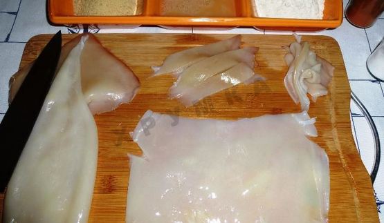 кальмары в панировочных сухарях хрустящие палочки