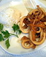 Кальмары жареные по-китайски