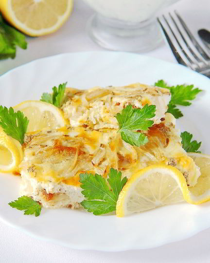 Рецепт камбалы в сливках