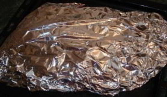 карп в фольге с картошкой