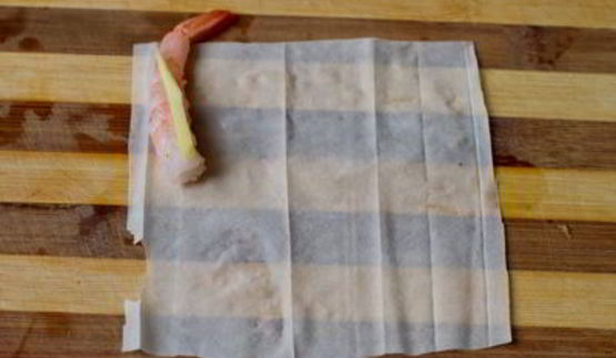 креветки с имбирем в тесте фило