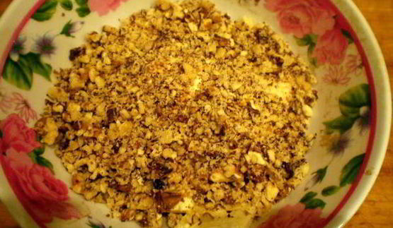 морской окунь под орехово-горчичной корочкой