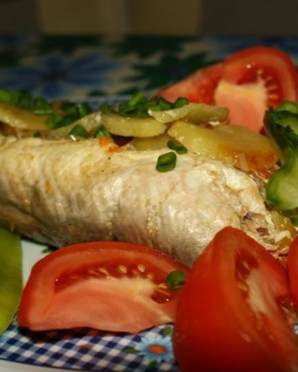 Рецепт морского сига запеченного в фольге