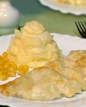 Рыба, тушеная в молоке