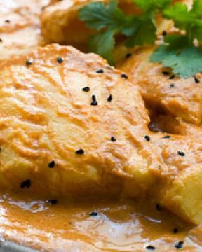 Рыба в кокосовом молоке