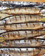 Сайра запеченая в фольге