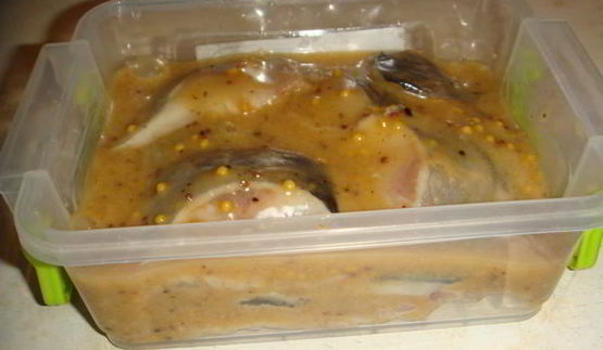 сельдь в горчичном маринаде