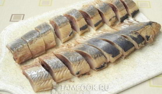 сельдь в сырном соусе