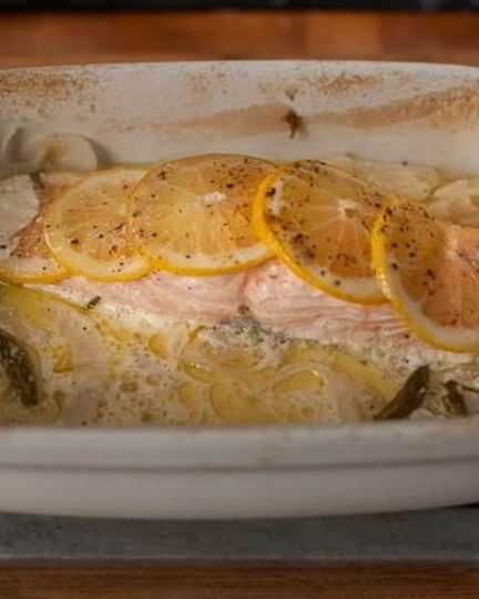 Рецепт семги в фольге в духовке