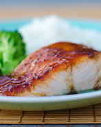 Семга в глазури